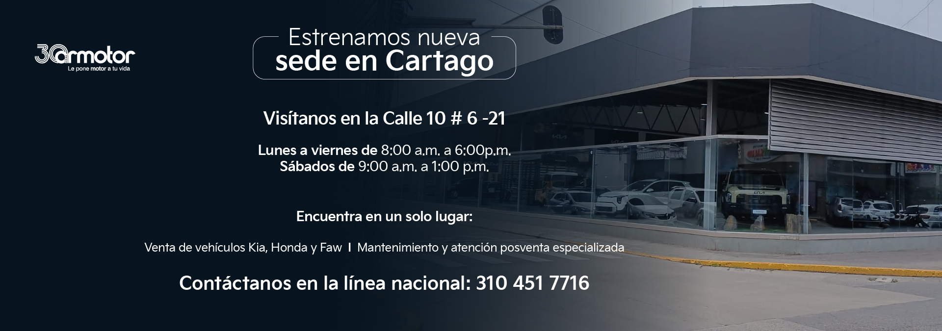 Banner horario